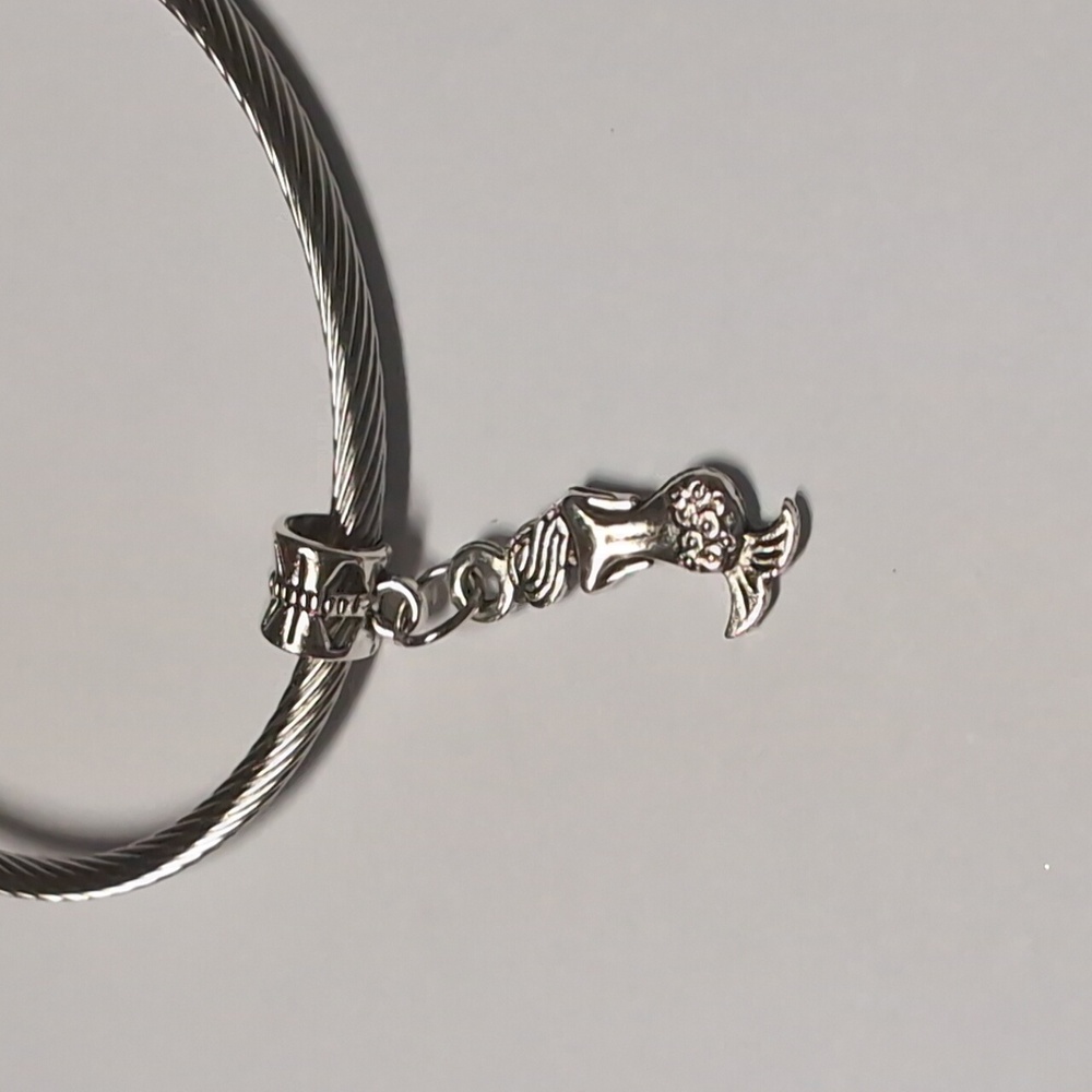 Silver Mermaid‎ Dangle Charm for Pandora Style Bracelet - Picture 4 of 5